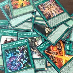 Trading Card Game Set - Green and Black